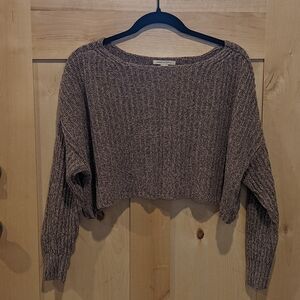 Cozy Brown Knit Sweater